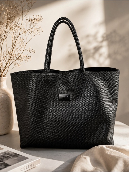 Givenchy Handbags - 🚨LOW START🚨 Large Givenchy Fragrance Black Tote + Burberry Palette